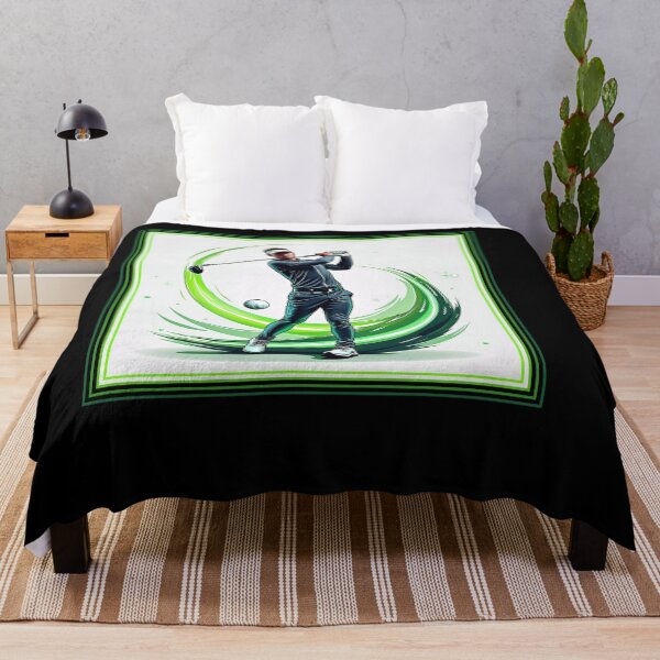Item preview, Modern Green Hi Tech golf swing shirt logo designed and sold by Ian Matthews.