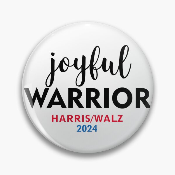 Item preview, JOYFUL WARRIOR HARRIS/WALZ 2024 designed and sold by TheButchQueen.
