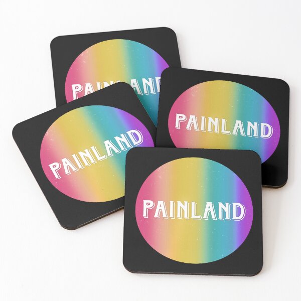 Item preview, Painland (on black) designed and sold by nerdspride.