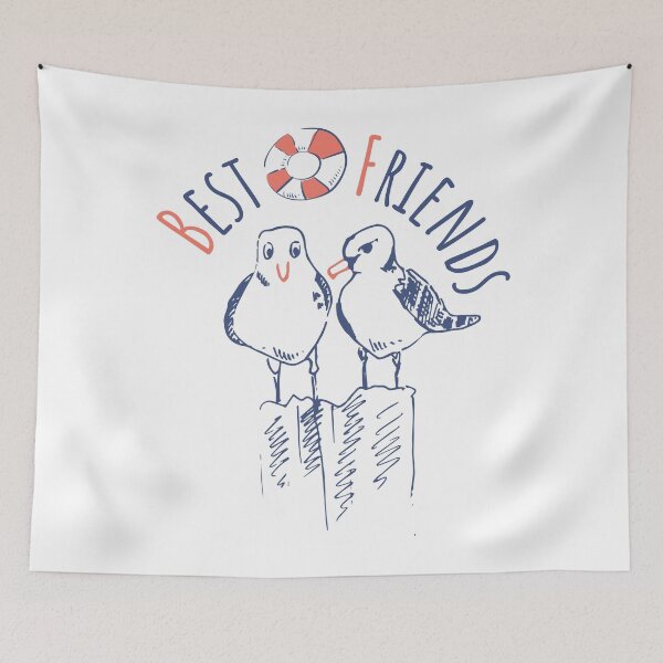 Item preview, Seagulls are best friends and will always help and save you. designed and sold by Deepness2023.