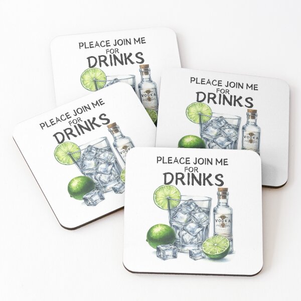 Item preview, Alcohol, únete a mí para tomar algo, vodka. designed and sold by deniz kaya.