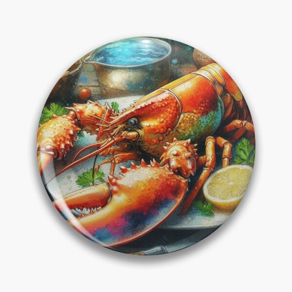 Aperçu de l'œuvre Tableau du dîner de homard du Maine créée et vendue par Halifaxartguy.