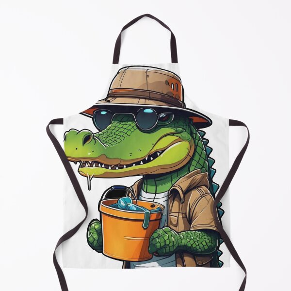 Item preview, crocodile art designed and sold by LADANAL.