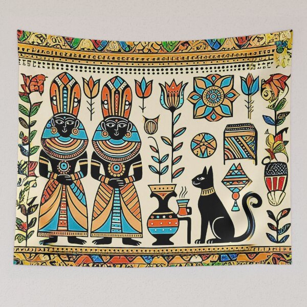 Item preview, simple madhubani painting designed and sold by MerryCrown.
