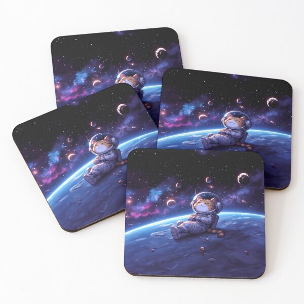 Item preview, Space Cat | Cool Astronaut Cat in Space designed and sold by Superlofi.