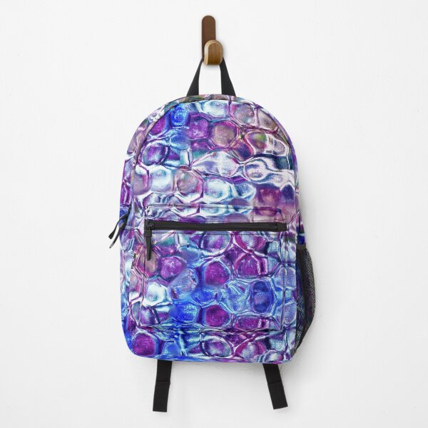 Item preview, Abstract Glass Bubbles in Blue and Purple designed and sold by Brittany Lane Allen.