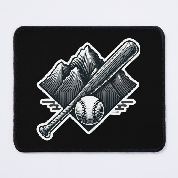 Item preview, Rockies Mountain & Bat designed and sold by pixelpulsenyc.