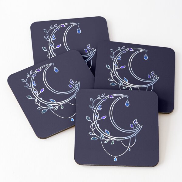 Item preview, Frosted Sapphire Moon designed and sold by heysoleilart.