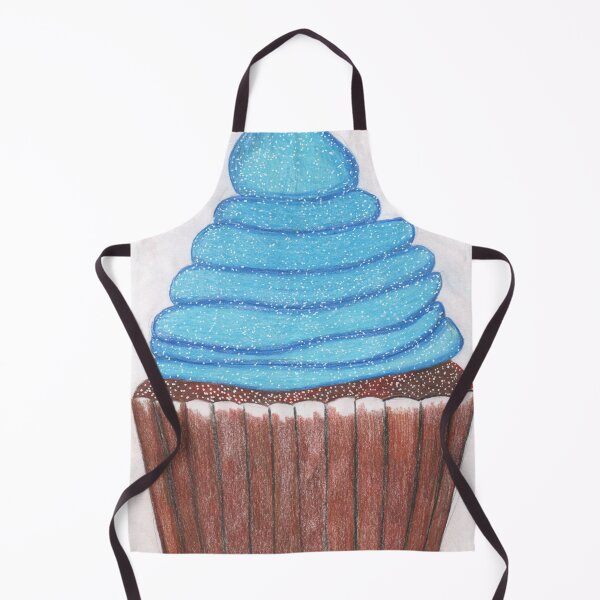 Item preview, Cupcake with blue icing designed and sold by Artbysarah23.