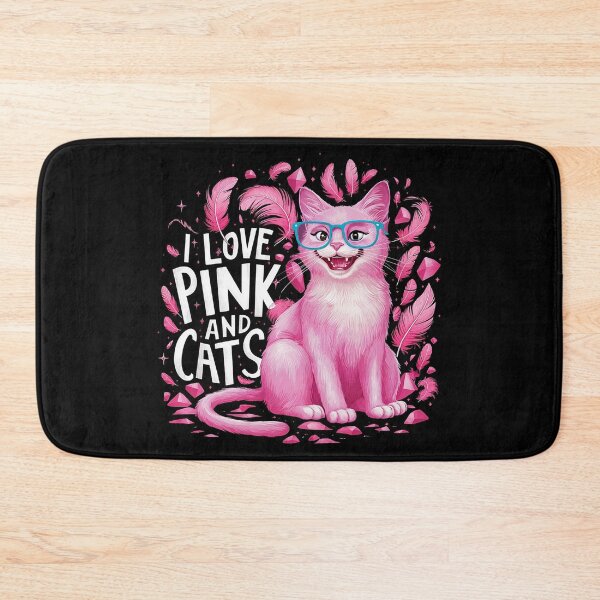 Item preview, I Love Pink & Pink Cats  designed and sold by PinkGoddessLove.