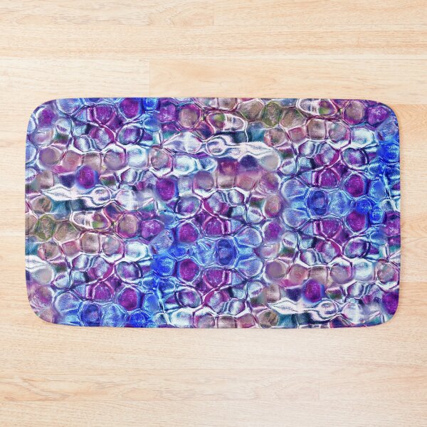 Item preview, Abstract Glass Bubbles in Blue and Purple designed and sold by Brittany Lane Allen.