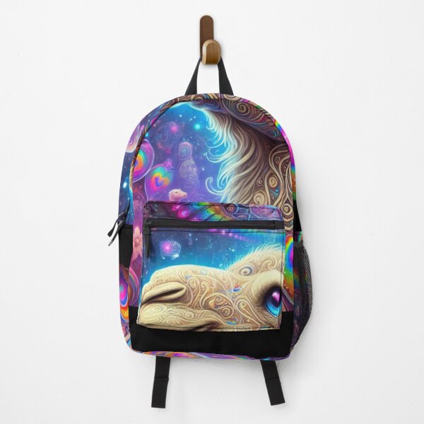 Item preview, Psychedelic Love Camel in Mystical Nature Scene designed and sold by Noussairox.