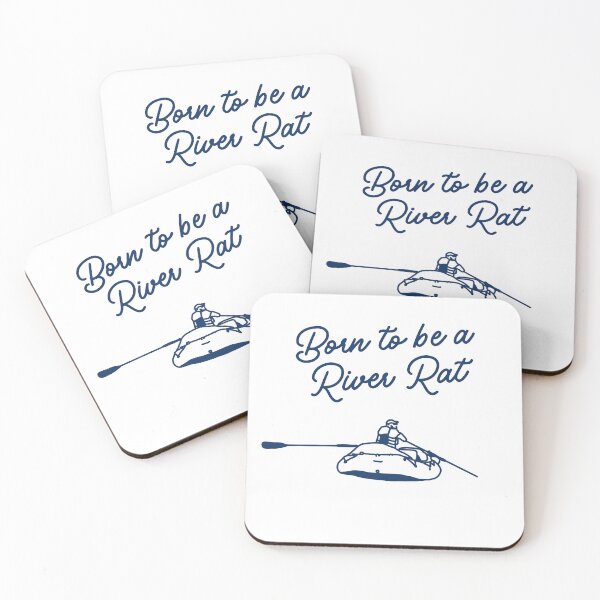 Item preview, Born to be a river rat designed and sold by Ward Workshop Art.