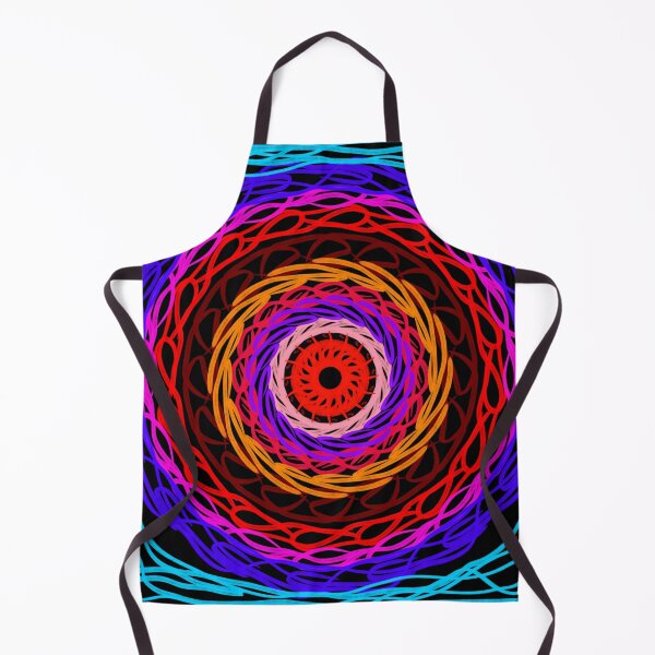 Item preview, Colorful concentric geometric mandala design  designed and sold by Stefrait-7.