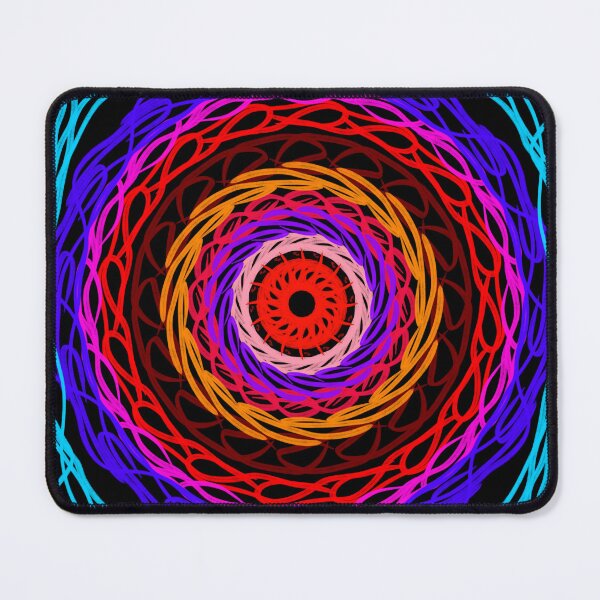Item preview, Colorful concentric geometric mandala design designed and sold by Stefrait-7.