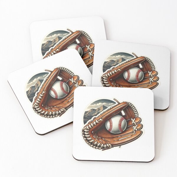 Artikelvorschau, Vintage Baseballhandschuh & Rockies entworfen und verkauft von pixelpulsenyc.