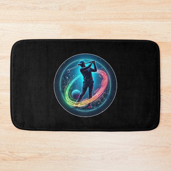 Item preview,  Modern neon Hi Tech golf shirt logo designed and sold by Ian Matthews.