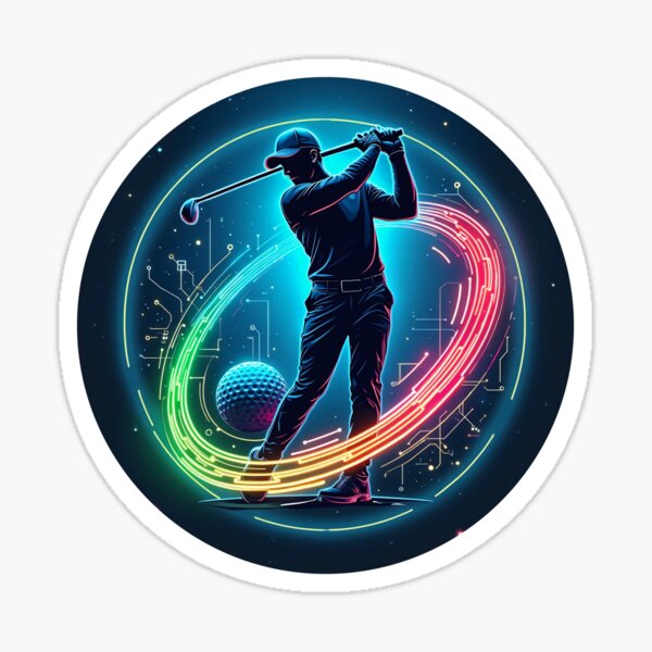Artikel-Vorschau von Modernes neonfarbenes Hi-Tech-Golfshirt-Logo, designt und verkauft von Ian Matthews.