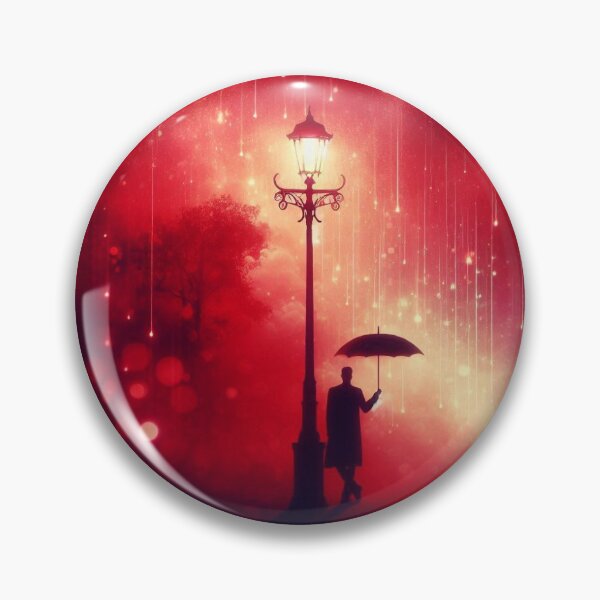 Item preview, Man with the Red Umbrella designed and sold by AquaLemonade.