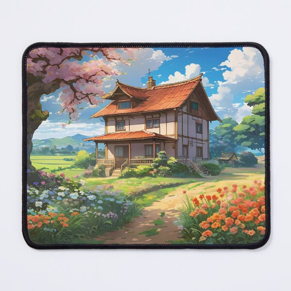 Item preview, "Dreamy Cottage Amidst Nature's Palette" designed and sold by NAB  design.