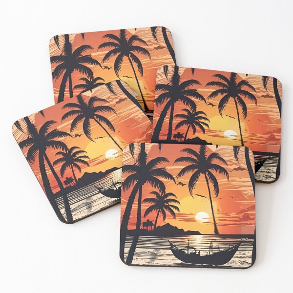 Item preview, Coastal Sunset designed and sold by MatrixTattoo.