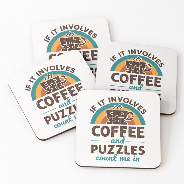 Item preview, If It Involves Coffee and  Puzzles Count Me In designed and sold by jaygo.