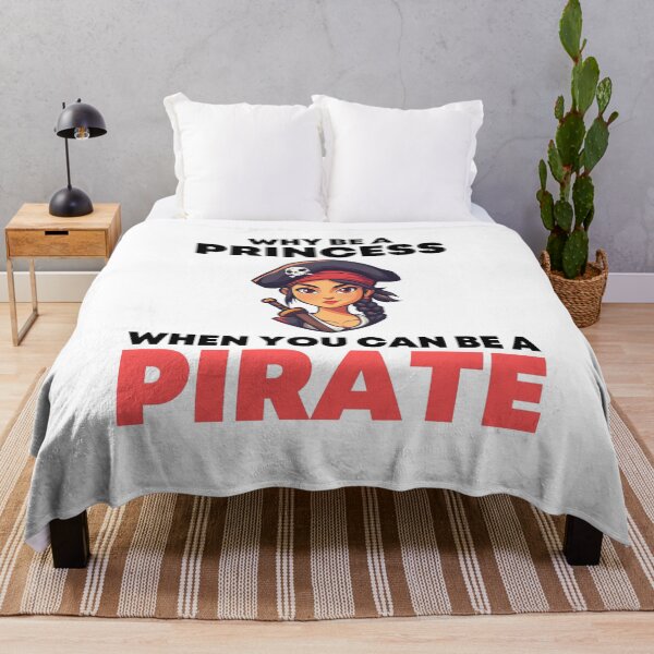 Item preview, Why Be A Princess When You Can Be A Pirate Girl - Brunette designed and sold by wildvibe.