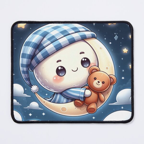 Item preview, Cute Cartoon Moon Design designed and sold by nada-art.