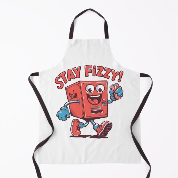 Item preview, Stay Fizzy Retro Cheerful Soda Machine designed and sold by Pterodak.