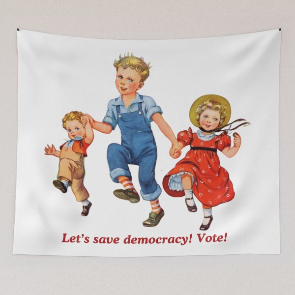 Item preview, Let's save democracy! Vote! designed and sold by sternapple.
