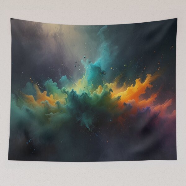 Item preview,  Abstract art of colorful painting   designed and sold by Ash44444.