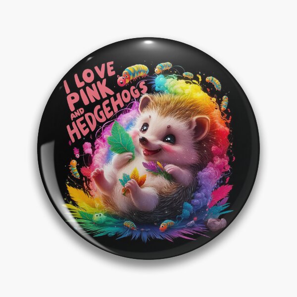 Item preview, I Love Pink & Hedgehogs designed and sold by PinkGoddessLove.