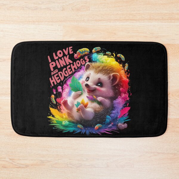 Item preview, I Love Pink & Hedgehogs designed and sold by PinkGoddessLove.