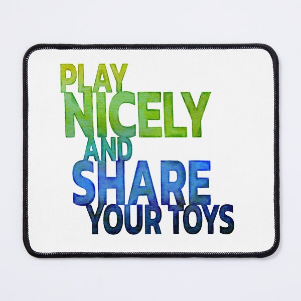 Item preview, Play nicely and share your toys designed and sold by acrylicsandink.