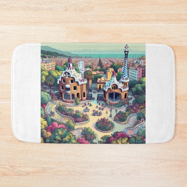 Item preview, Gardens of Park Güell designed and sold by Arko-iris.