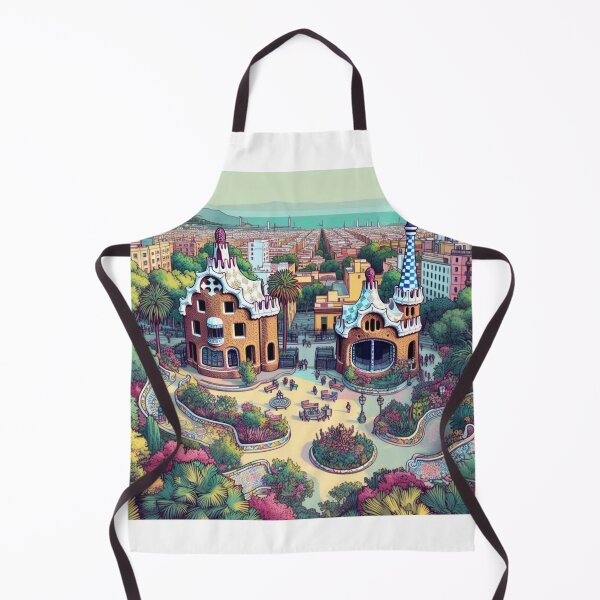 Item preview, Gardens of Park Güell designed and sold by Arko-iris.