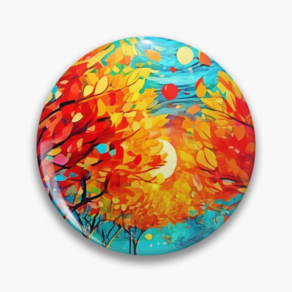 Item preview, Vibrant Forest Path to the Moon designed and sold by Health And Fitness Posts e-Store.