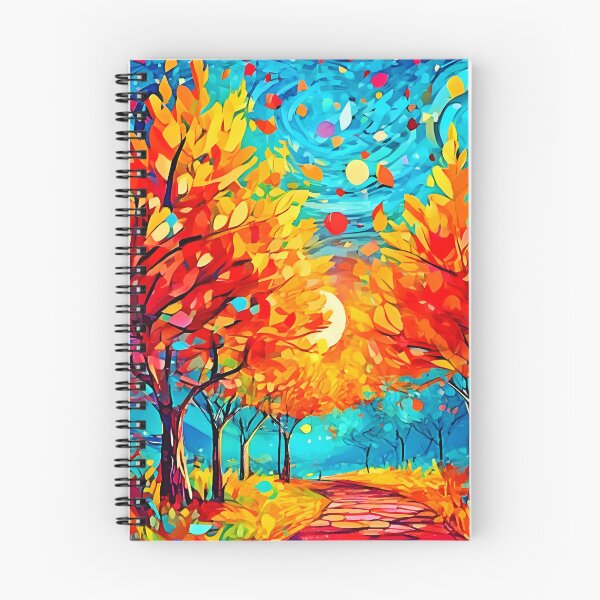 Item preview, Vibrant Forest Path to the Moon designed and sold by Health And Fitness Posts e-Store.