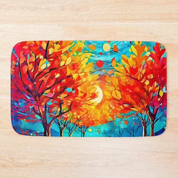Item preview, Vibrant Forest Path to the Moon designed and sold by Health And Fitness Posts e-Store.