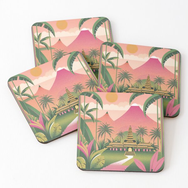 Item preview, Holiday scenery abstract design designed and sold by Kavemedia.