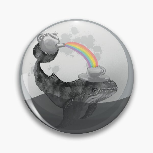 Item preview, Whale Rainbow Teaparty designed and sold by LullabyIsland.