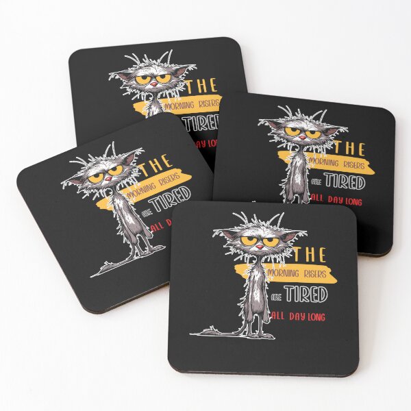 Item preview, the morning risers are tired all day long    designed and sold by KolbaVison.