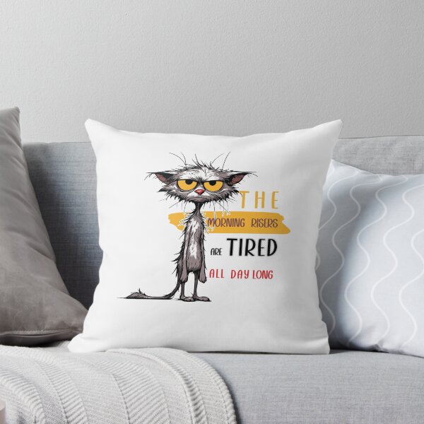 Item preview, the morning risers are tired all day long    designed and sold by KolbaVison.