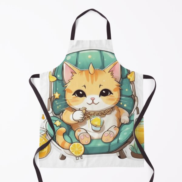 Item preview, Whimsical Cat in Teal Armchair" Sticker designed and sold by Puppy Paws.
