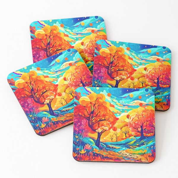 Item preview, Enchanting Autumn Moonlit Path designed and sold by Health And Fitness Posts e-Store.
