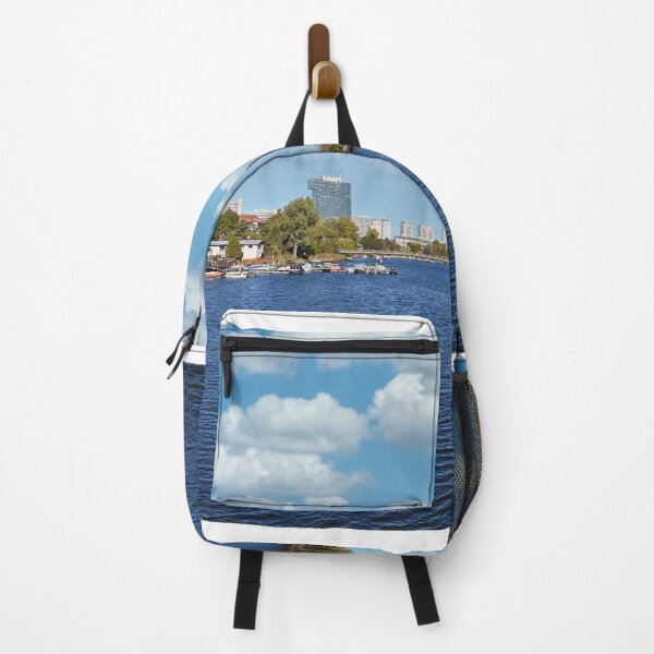 Item preview, Skyline of Vienna and Donau river,riverside, autumn season designed and sold by goceris.
