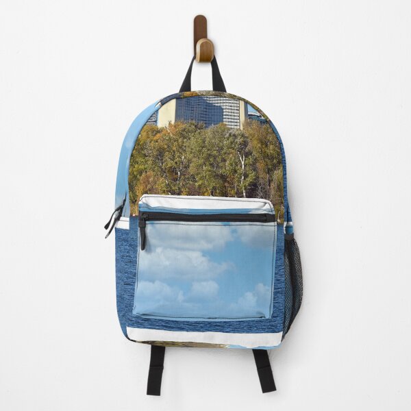 Item preview, Vienna cityscape riverside,Donau river autumn season designed and sold by goceris.