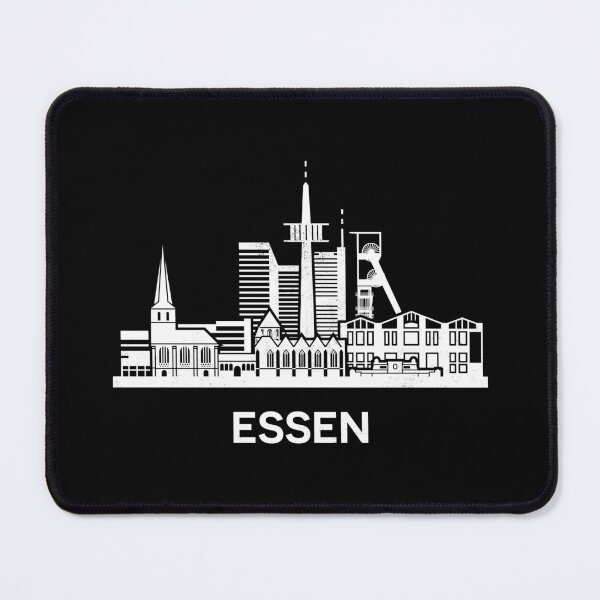 Item preview, Essen Skyline Silhouette White designed and sold by strixvariaart.