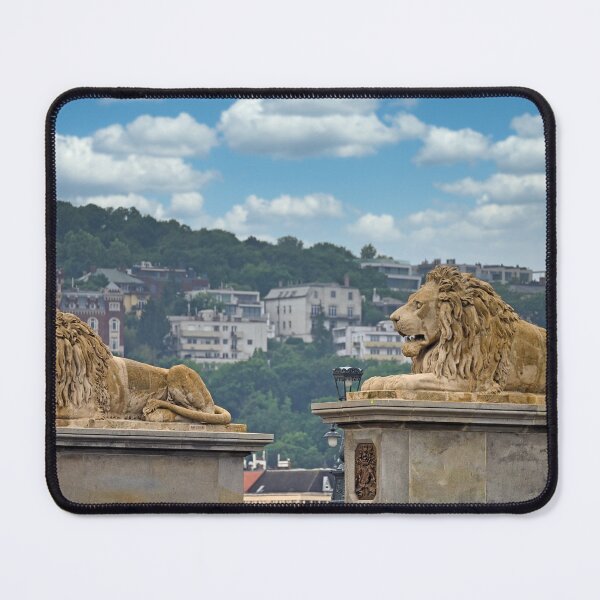 Item preview, The lion statues of the Széchenyi Chain bridge in Budapest Hungary designed and sold by goceris.