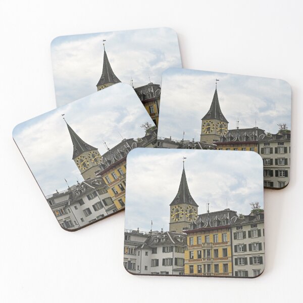 Item preview, St. Peter church clock tower ,the Oldest Parish Church in Zurich,Peterskirche. designed and sold by goceris.